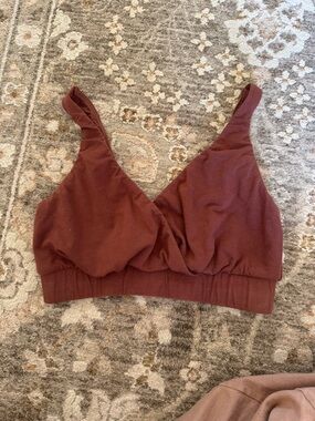 Hatch Rust-Tone Bralette in Anise
